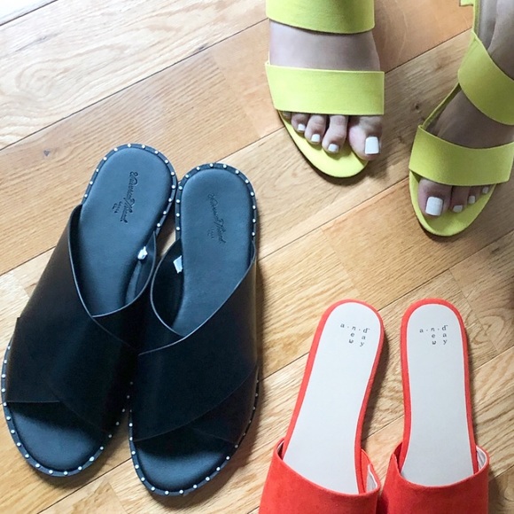 Women's Kyleigh Cross Band Slide Sandals (New)-B3 - Picture 3 of 4